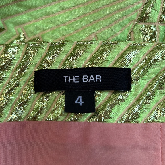 The Bar lime green sparkle party dress - Picture 5 of 5